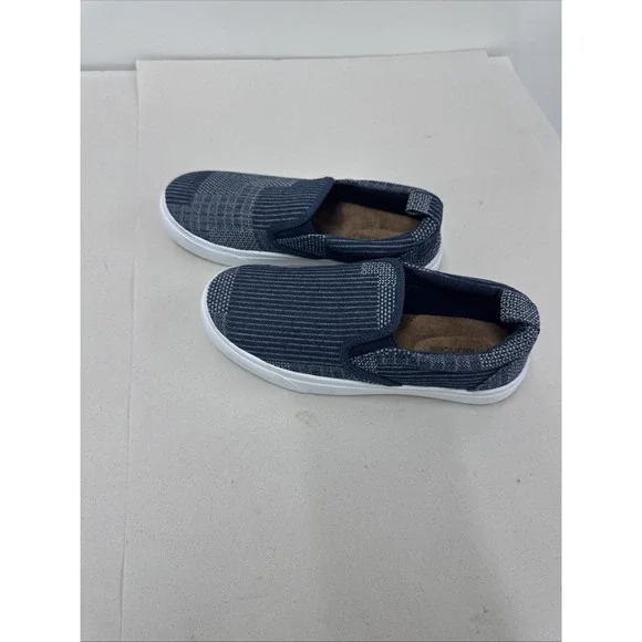 Maurices Super Crush Kate Denim Patchwork Sneaker Slip On Foam Insole Blue - Picture 5 of 7